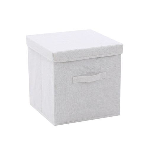 KLOSET LINEN STORAGE BOX W/LID
