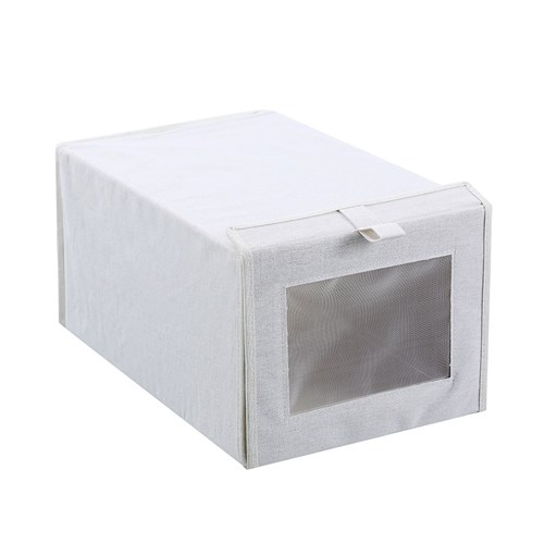 KLOSET LINEN SHOE BOX