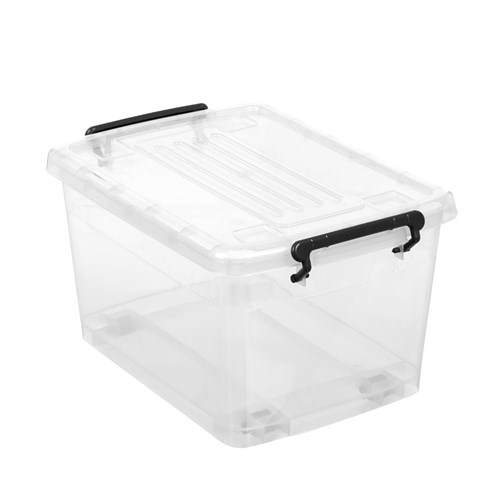 TRANSPARENT STORAGE BOX  32L