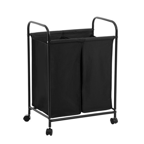 LAUNDRY 2 SECTION CART