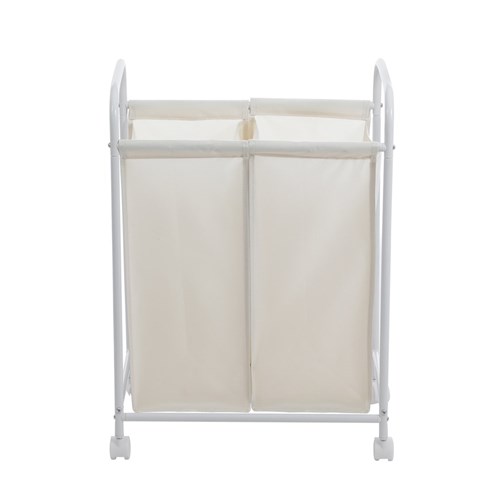 LAUNDRY 2 SECTION CART