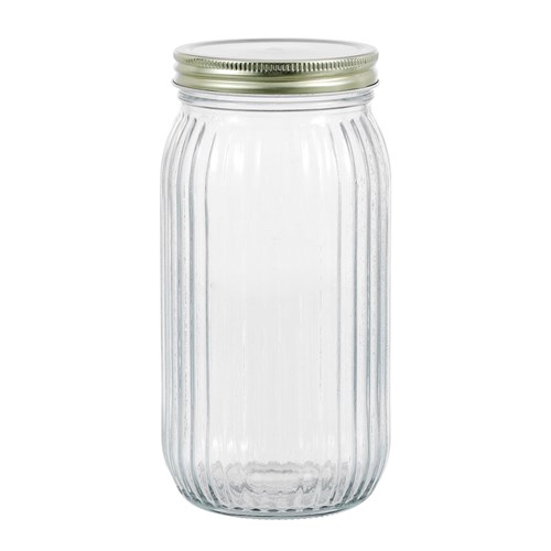ROMA RIBBED CONSERVE JAR 1L