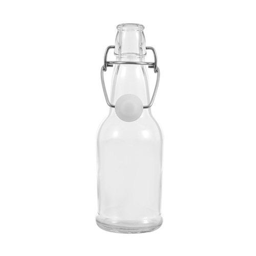 GLASS CLIP BOTTLE 250ML