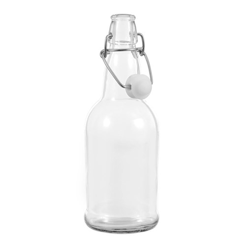 GLASS CLIP BOTTLE 500ML