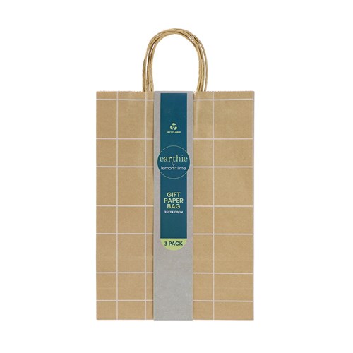 GIFT BAG PAPER PATTERN 3PK