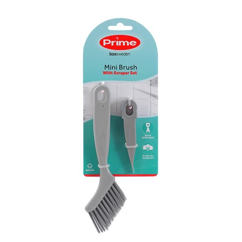 PRIME 2PC MNI BRUSH & SCRAPER