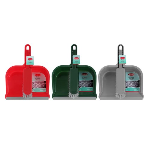 PRIME OUTDOOR DUSTPAN & BRUSH