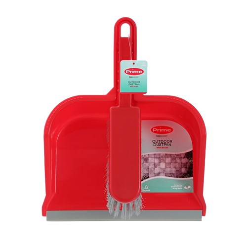 PRIME OUTDOOR DUSTPAN & BRUSH