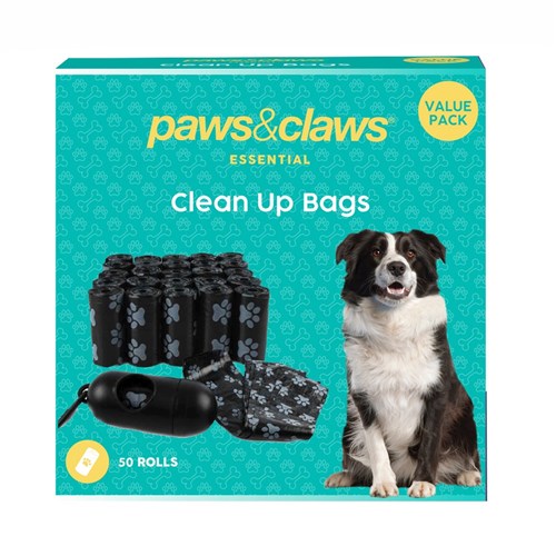 CLEAN UP BAGS + DISPENSER