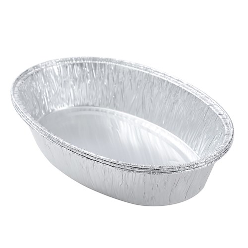 FOIL OVAL ROASTING TRAY 3PK