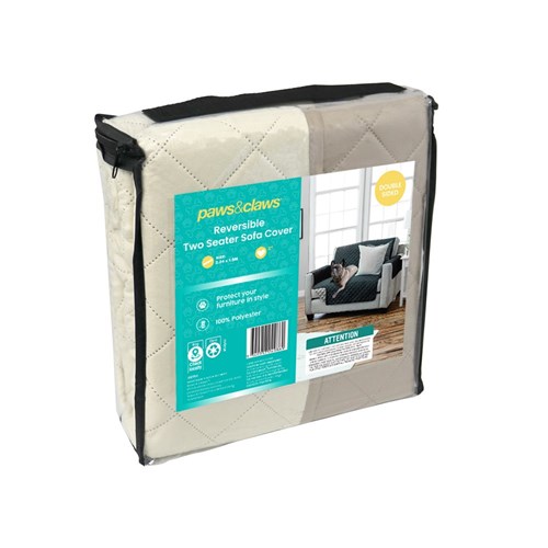 REVERSIBLE 2 SEATER SOFA COVER