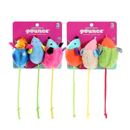 POUNCE MICE VARIETY MIX 3PK
