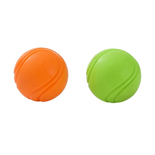 SOLID RUBBER BALL 2PK