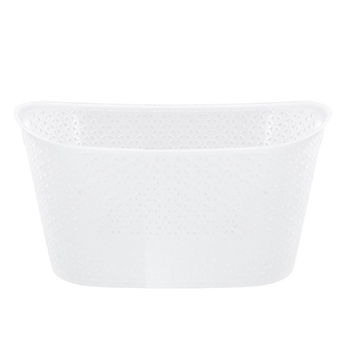 WICKER FROST LAUNDRY BASKET