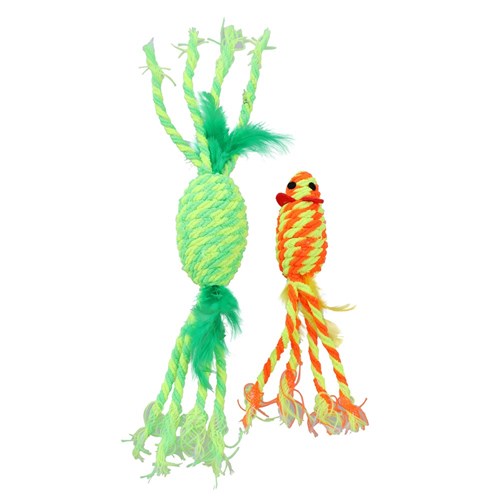 POUNCE STRETCHY 2PK CAT TOY