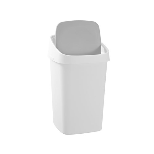 EDGE BIN SQUARE 40L WHT