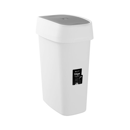 EDGE BIN SLIM 27L WHT