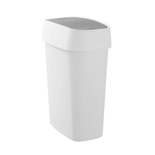 EDGE BIN SLIM 27L WHT