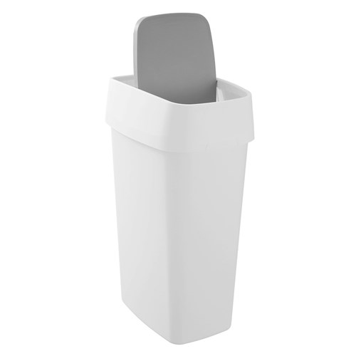 EDGE BIN SLIM 50L WHT