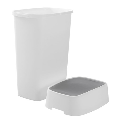 EDGE BIN SLIM 50L WHT