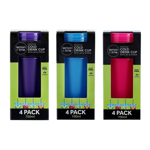 COLD BEVERAGE FROSTED TUMBLER