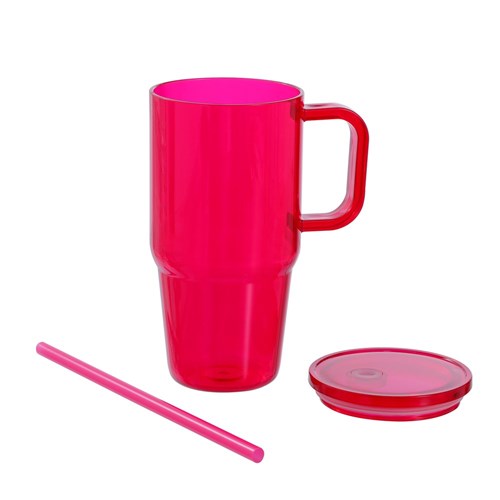 COLD BEVERAGE CLEAR TUMBLER
