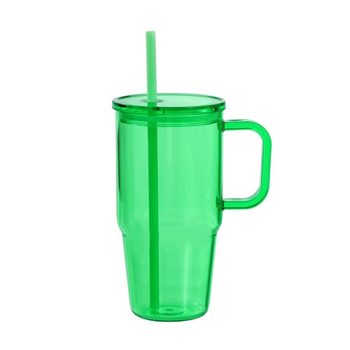 COLD BEVERAGE CLEAR TUMBLER