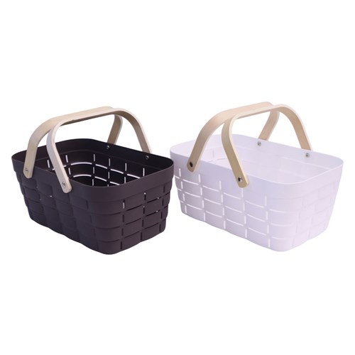 ARLO WEAVE BASKET WOOD