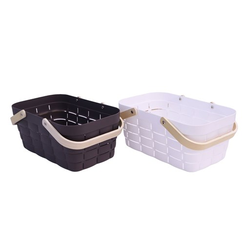 ARLO WEAVE BASKET WOOD