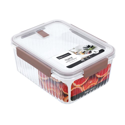 CRYSTAL RIBBED FOOD CONTAINER