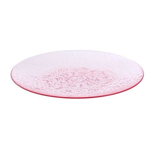 PEBBLE DECO PLATE 25CM 3 ASSTD