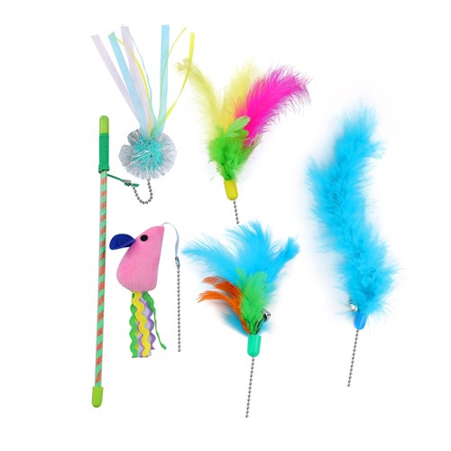 CAT DANGLER TOY 5 IN 1