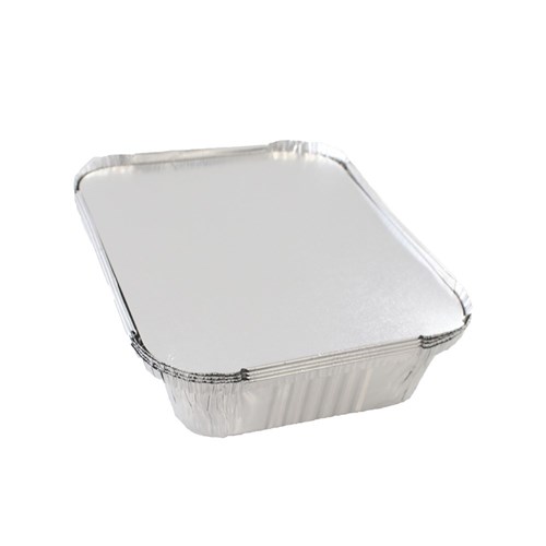 FOIL CONTAINER W/ LID 4PK