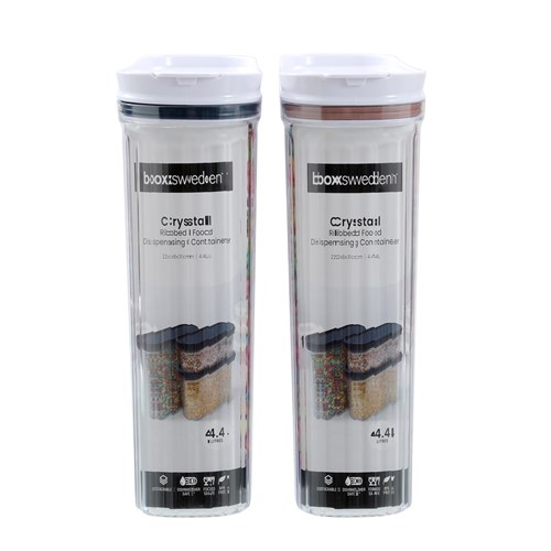 CRYSTAL RIBBED FOOD DISPENSING