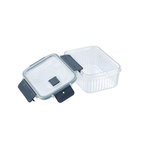 CRYSTAL RIBBED FOOD CONTAINER