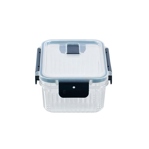 CRYSTAL RIBBED FOOD CONTAINER