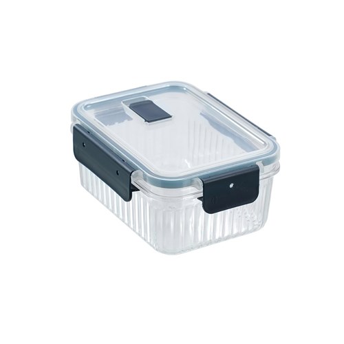 CRYSTAL RIBBED FOOD CONTAINER