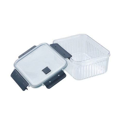 CRYSTAL RIBBED FOOD CONTAINER