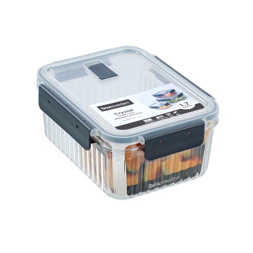 CRYSTAL RIBBED FOOD CONTAINER