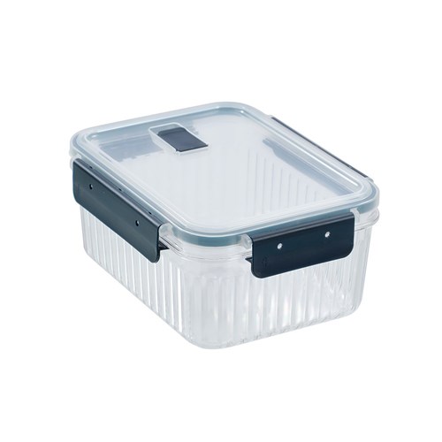 CRYSTAL RIBBED FOOD CONTAINER