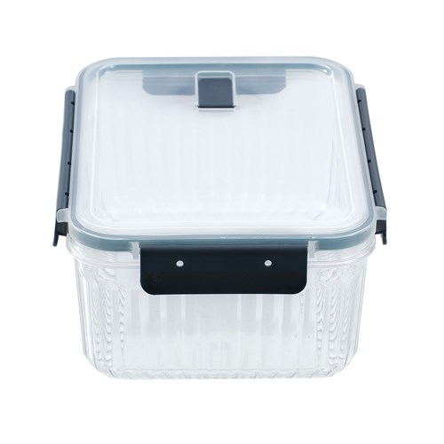 CRYSTAL RIBBED FOOD CONTAINER