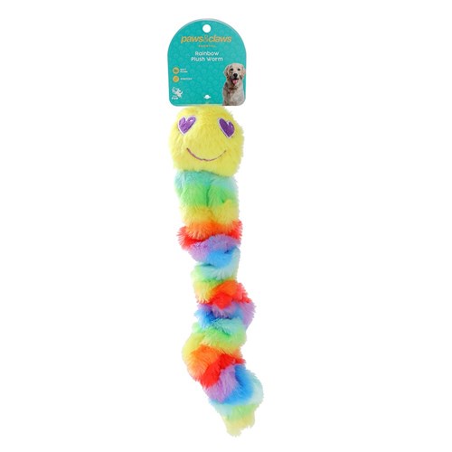 RAINBOW PLUSH WORM