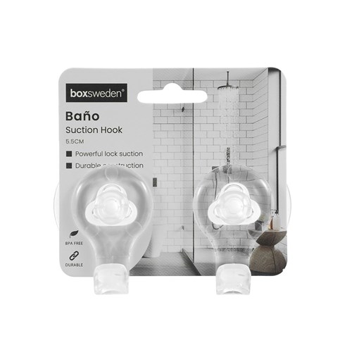 BANO SUCTION HOOK 2PK