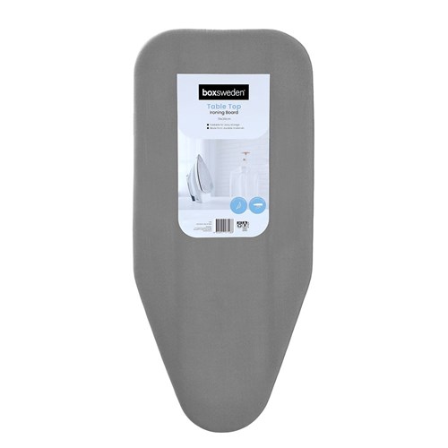 TABLE TOP IRONING BOARD 70X30CM - foldable for easy storage - durable materials, soft surface, foldable legs 
