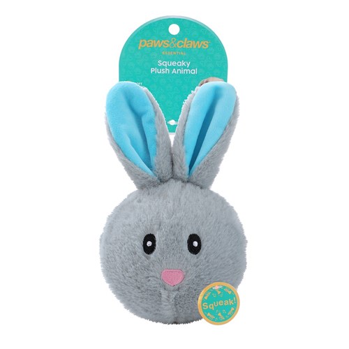 PLUSH ANIMAL SQUEAKY BALL