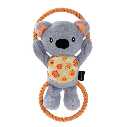 PLUSH KOALA DOUBLE ROPE TUGGER