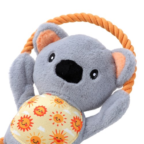 PLUSH KOALA DOUBLE ROPE TUGGER