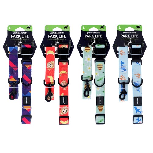 PARK LIFE 4 COLLAR + LEAD SET