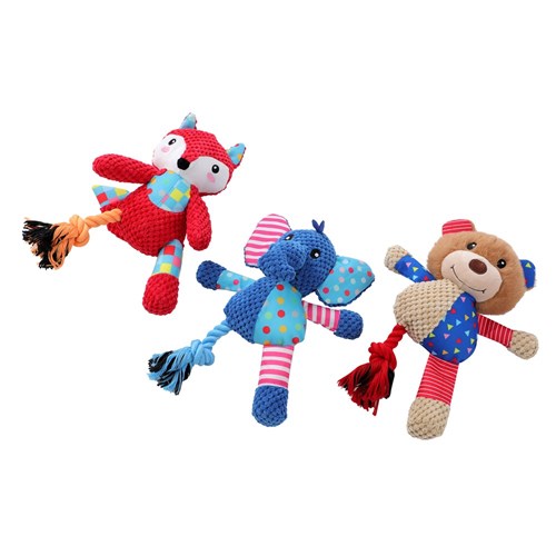 PATCHWORK PLUSH ANIMALS