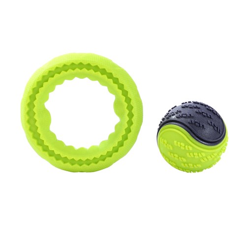 BARK & BOUNCE TPR DOG BALL 2PK
